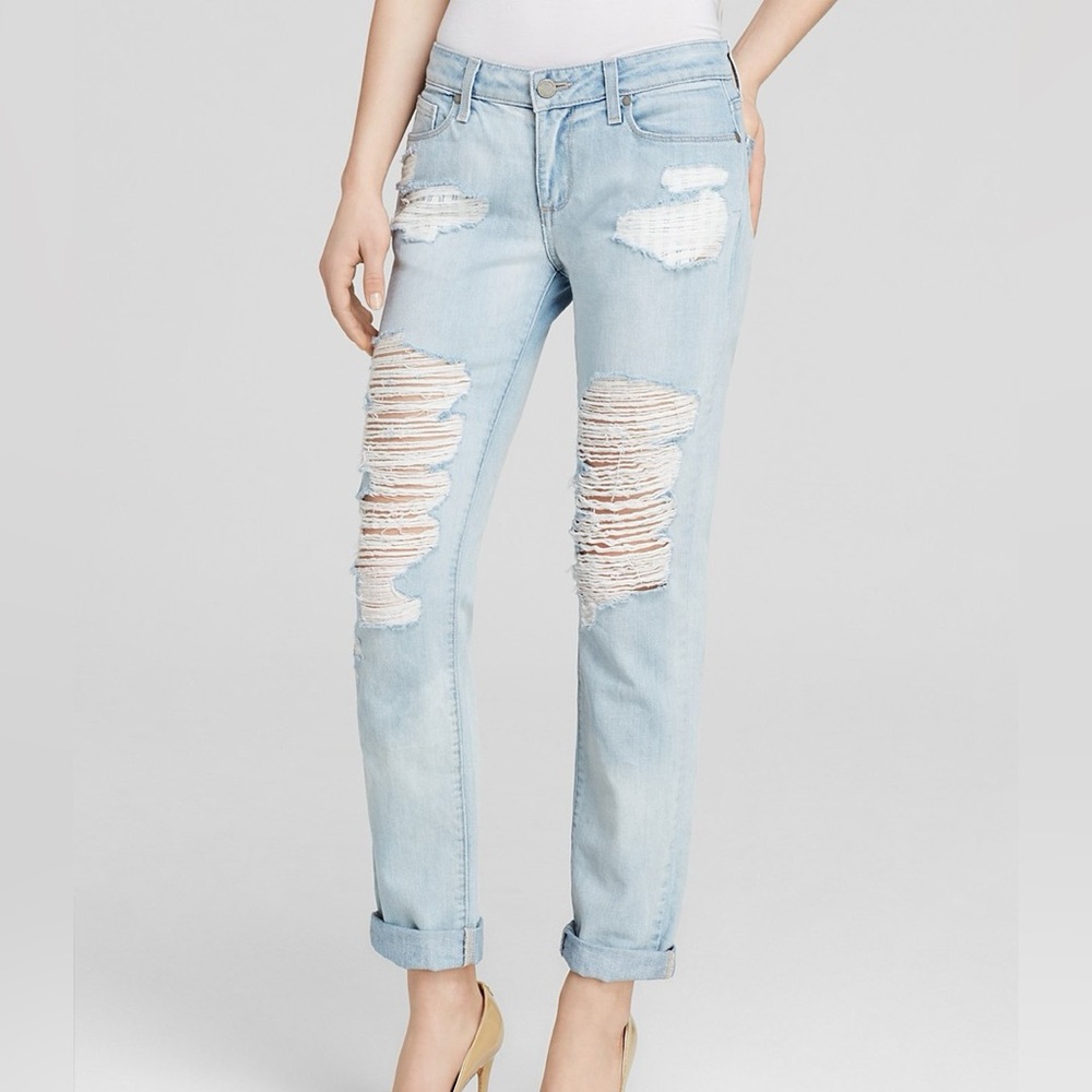 PAIGE Jimmy Jimmy Skinny Boyfriend Jeans - Size 26 - Picture 11 of 11